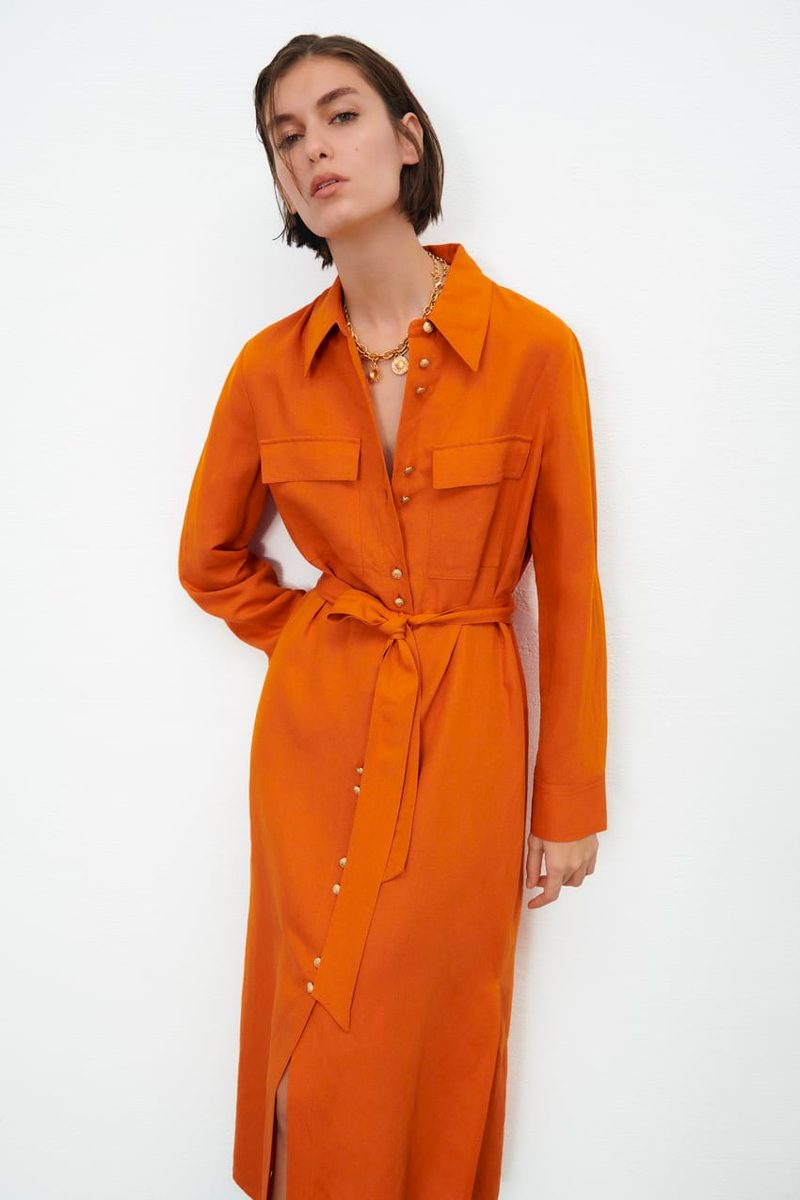 Long satin blazer